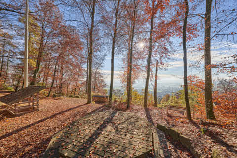 Gemeinde Julbach Landkreis Rottal-Inn Schlossberg Herbst (Dirschl Johann) Deutschland PAN